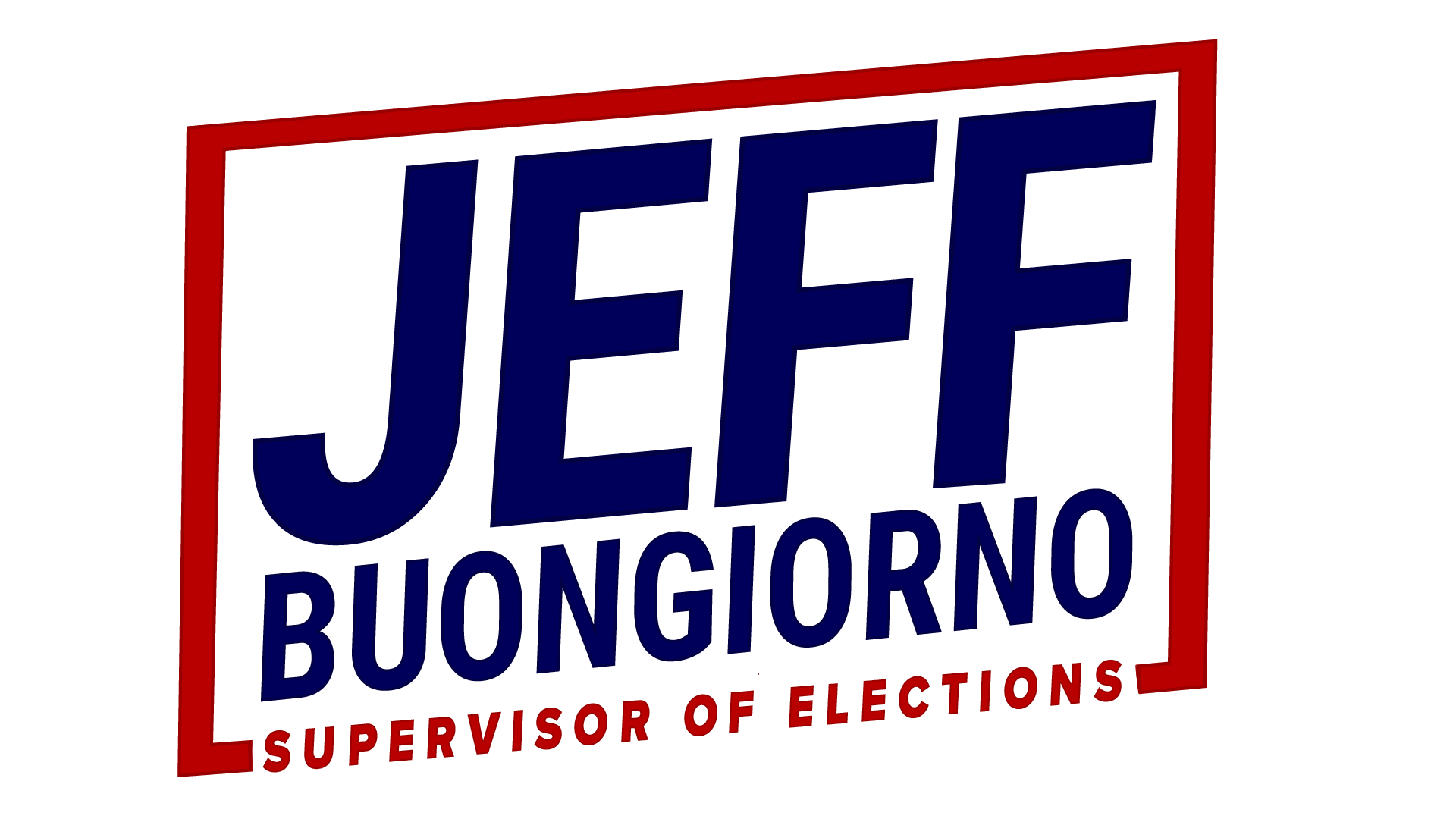 Jeff Buongiorno for Palm Beach County Supervisor of Elections